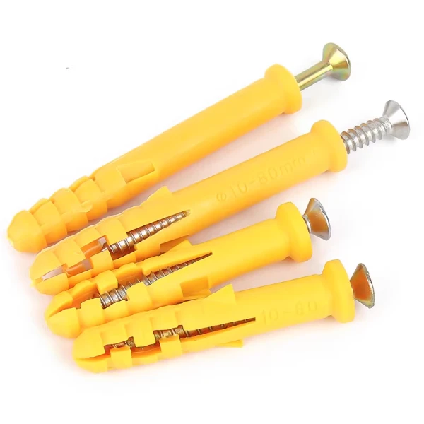 Nylon Wall Plug Anchor for Concrete & Brick Walls | Plastic Expansion Plug Supplier suppliers